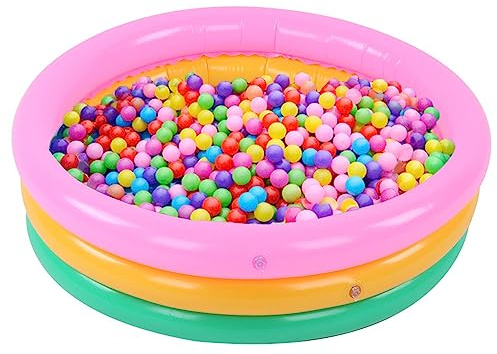 Piscine Gonflable Ronde Enfants, Petites piscines pour Enfants Piscing de la Fosse de Balle de bébé Gonflable (S)