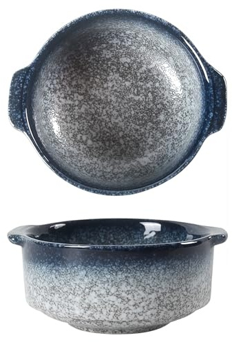 Jaamyears Bouillon Cups, cuencos de sopa de 350 ml con asas, taza de sopa para microondas, cuencos de sopa de cebolla francesa