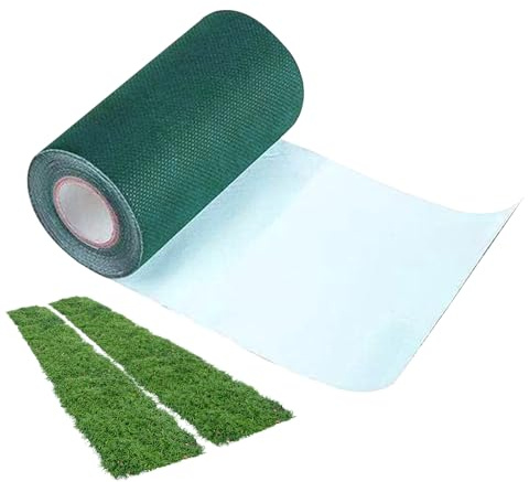 Générique Ruban de Gazon Synthétique - Bande de Pelouse,Fixation De Joints Pour Moquette Extérieure Et D'Intérieur De Jardin