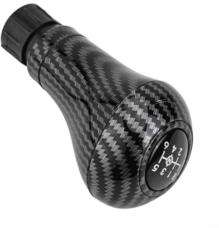 Pomo de palanca de cambios estilo fibra de carbono de 6 velocidades para Mercedes W203 CL203 S203 W209 W204 C204 modelo actualización para un aspecto interior refinado