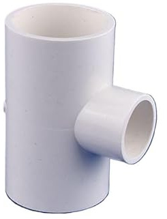 Clapet anti-retour pivotant en PVC pour eau, Raccord en T réducteur 3 voies en PVC for irrigation et aquarium, multicolore, diamètre intérieur 20-50 mm(White,32x20mm)