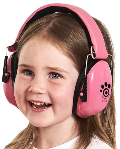 Sensory Direct Ear Defenders - Pink | Noise Cancelling Headphone & Protection for Kids & Adults with Sensory Integration | For Autistic Individuals, ASD, Aspergers, Processing Disorders | Compact Size