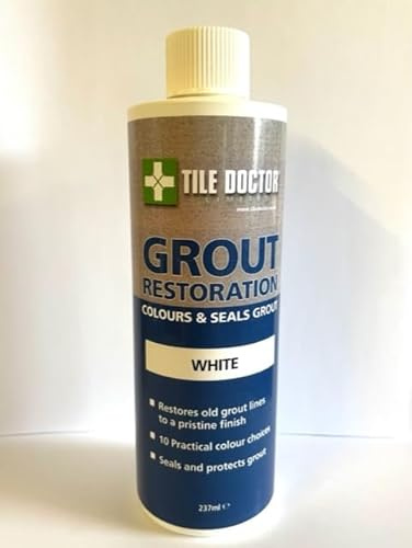 Tile Doctor Grout Restoration Kit Complete with White Grout Colourant
