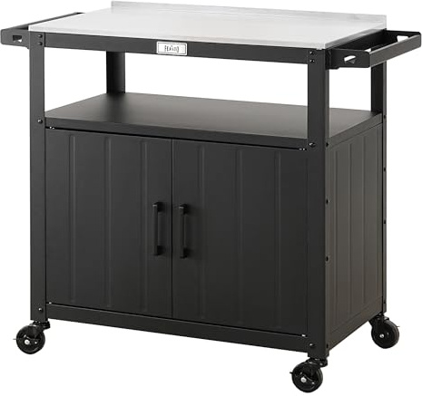 Feasto Grilltisch Outdoor Grillwagen Outdoor Outdoor-Küche Pizzatisch