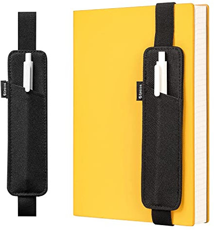 Epessa Stifthalter Notizbuch, Wiederverwendbares Buch Pen Loop mit Elastisch Band, Stiftehalter Stifteetui für A5 Tagebuch, Notizbuch, Erhältlich für Schule und Büro