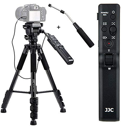 JJC Kompaktes Fernbedienungsstativ ersetzt VCT-VPR1 für Sony Alpha A9 A7R IV A7 III A7S II A6000 A6600 A6500 A6400 A6300 A6100 ZV-1 RX100 VII VI RX10 HDR-CX405 CX440 CX455 CX675 CX900