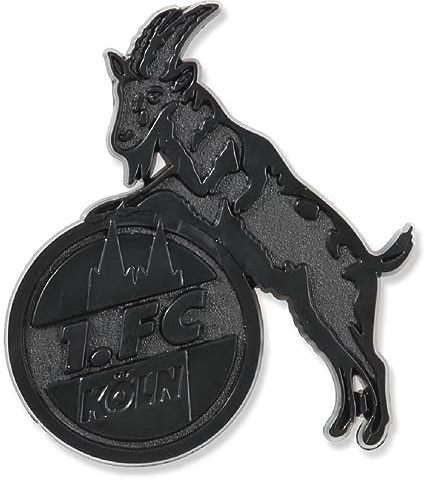 1. FC Köln Autologo mattschwarz 3D Logo Aufkleber + Lesezeichen I love | Sticker, Autoaufkleber, Hennes, schwarz