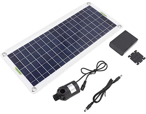 30 W Solarwasserpumpen-Kit, Schalter und Steckdosen Solarplatten Schalter und Steckdosen Solarplatten Solarbetriebene Springbrunnenpumpe für Gartenteich-Hydroponik