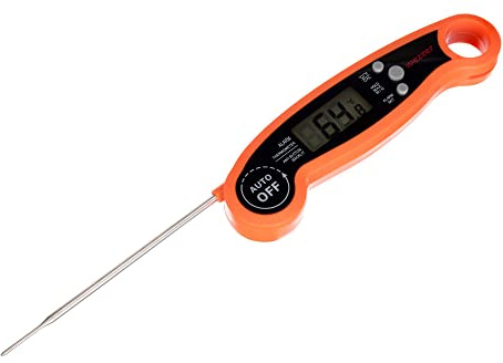 Levenhuk Wezzer Cook MT40 Termometro a Sonda Digitale, Pieghevole e Facile da Usare – Termometro da Cucina per Carni, Verdure, Griglia, Acqua, Latte e Prodotti da Forno