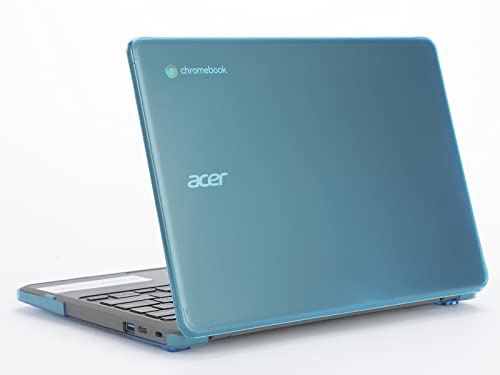 mCover Funda rígida Solo Compatible con portátiles Acer Chromebook 511 C734 / C741 de 11.6 Pulgadas de la Serie Tradicional Clamshell (no Compatible con ningún Otro Modelo Acer), Color Aguamarina