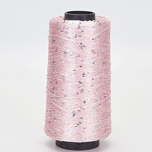 Sommer Eisseide Mercerisiertes Garn Spezielles Pailletten-Garn DIY Handgewebte Lumpenpuppe Stricken Wolldecke,YY08