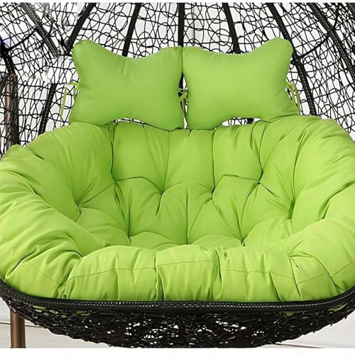 MAYFABD Hängesessel Kissen Sitzkissen Auflage Kissen für Hängesessel Sitzpolster Rückenpolster Hängesessel Kissen Auflage für Rattanstuhl Hängeschaukel 2 Personen,H,150x110cm