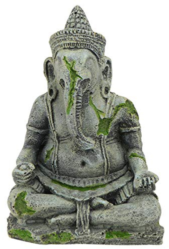 BESPORTBLE Estatua De Buda De Resina para Acuarios y Terrarios Decoración De Paisaje Acuático Adorno De Hiding Cave para Peceras De Agua Dulce y