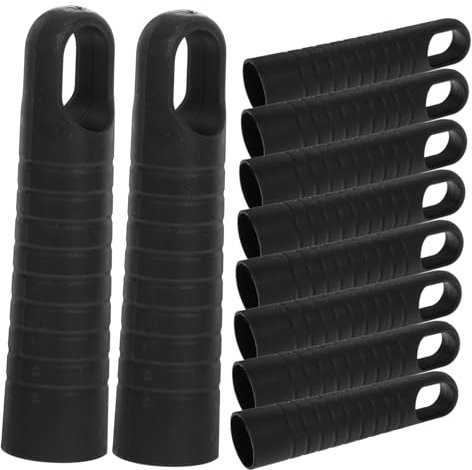 ABOOFAN 10 Stück Kunststoff Ersatzgriffe Für Besenstiele Und Kehrschaufelstiele Ergonomische Endkappen Mit Komfortablem Griff Kompatibel Mit 25mm Stangen Vielseitig Für Reinigungszubehör