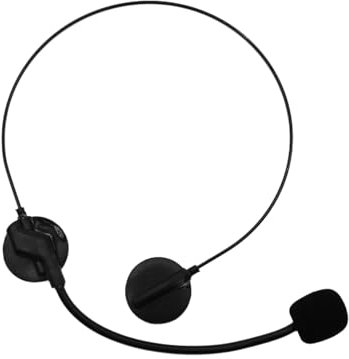 Cuffie giocattolo con microfono, colore nero, finto microfono, mini microfono per feste in costume Rockstar, cosplay, accessori per feste di Halloween, giocattoli per bambini
