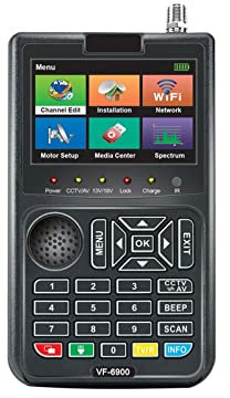Sat Finder, VF-6900 HD Digital Satellite Finder DVB-S/DVB S2/Finder Meter 3.5 TFT LCD for Ricevitori TV Satellitare ST-5150,per l'impostazione della parabola satellitare(VF-6900)