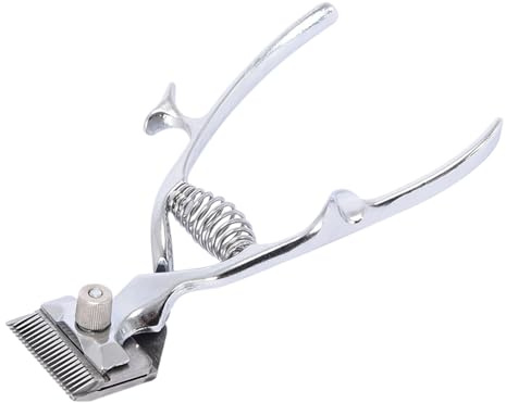 Manueller Haarschneider Für Hunde & Katzen – Edelstahl-Verstellbare Klingen Mit Ergonomischem Handgriff | Handbetriebener Clipper Für Sanfte Haarschneiden, Schminken & Pflege