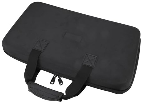 Ghzste DJ-Controller-Tragetasche, Schützende EVA-Bag & Foam-Polsterung, mit Hellem Auskleid für Pioneer DDJ-FLX4, DDJ-400, DDJ-SB2 und Mehr Ideal für Nachtausführungen, (50 * 30 * 8 cm)