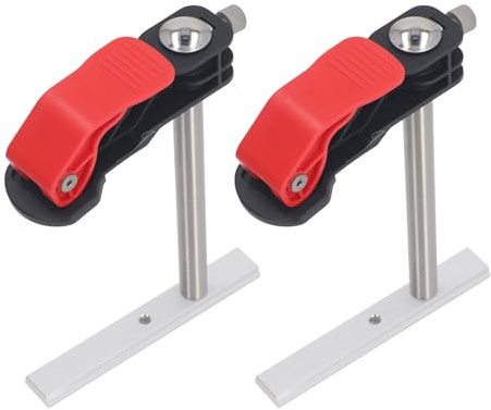Hold Down Clamp Aus Edelstahl, 2 Stück, Schnellspannsystem, Zwinge Für Holzarbeiten - Rostfrei, Robust, Vielseitig Einsetzbar Für Werkbank Und Bohrtisch