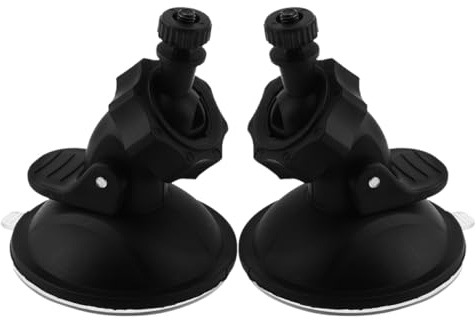 GARVALON 2pcs Vacuum Suction Cup Replacement for Car Camera Holder Strong Reusable Mount for Dash Cam GPS Dvr Phone Bracket Portable Suction Cups for Windshield and Smooth Surfaces