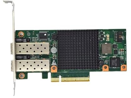 X520-DA2 E10G42BTDA SR2 82599ES Double Port Optique 10G Gigabit Carte réseau Fibre Optique PCIE Noir(1SFPAOC and NIC)
