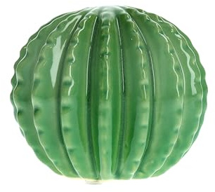 Keyhome Tienda - Decoración de cerámica con Forma de Cactus, Ideal para decoración del hogar y Oficina, decoración Creativa, Ideal para bomboneras e Idea de Regalo.
