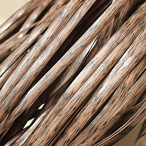 70m De Long Osier En Rotin En Plastique, 8 Mm De Large Bois En Couleurs Naturelles MatéRiel De RéParation En Osier Pour Meubles De Bricolage, RéParation De Tricot, Table De Chaise En Rotin