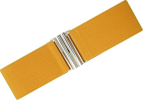 Ro Rox Damen Breiter Elastischer Taillengürtel im Retro Vintage Stil – Stretchgürtel für Kleider, 50er Jahre – Moderne Schnalle, Mehrere Farben