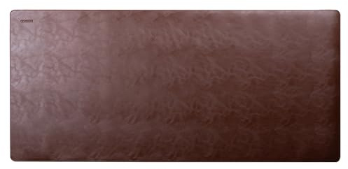 Cossini XL Desk Pad - Large Vegan Leather Desk Mat (17 x 36) - Buttery Smooth Writing, Damage Blocking, Non-Slip, Waterproof - Home Office Computer Desk Protector Blotter Laptop Keyboard Mouse Pad