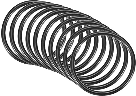 QUARKZMAN 10 stycken nitrilgummi O-ring för kran reparation 46 mm x 40 mm x 3 mm för kran rörmokare reparation tätning anslutning, svart