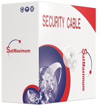 Cables Direct Online 500ft Stranded 18/8 Alarm CCA Cable for Low Voltage LED, Burglar System, Fire Detector, Security Station, Door Bell, 18AWG 8 Conductors Wire