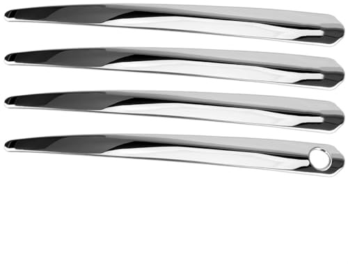 1Set Edelstahl Außentür Griff Trim Streifen Abdeckung Fit für Toyota Highlander RAV4 Hybrid Abenteuer Prime Chrom Titan