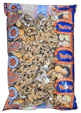 Nueces Peladas mariposa 1 Kg - Nueces mitades - Nuez Natural - Pelluz