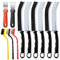 Qcdou Spaltreinigungsbürste, 11 PCS Fugenbürste mit harten Borsten, Multifunktionale Lückenreinigungsbürste, Crevice Cleaning Brush, für Küche, Bad, Fenster, Toilette, Badewanne, Spüle, Haushalt(C)