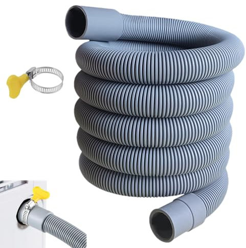 Dehumidifier Drain Hose - Flexible Hose with Rubber Adapter and Connect Clamp | Leak-Proof Drain Hose Extension Extension Kit with Rubber Joint | Hose Replacement for Most Dehumidifiers