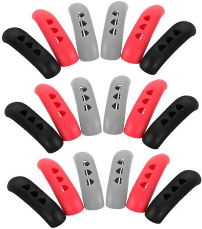 ifundom 18pièces Lot de Couvre-poignées pour Casseroles Et Poêles Résistants Chaleur avec Design Antidérapant pour Protéger Mains