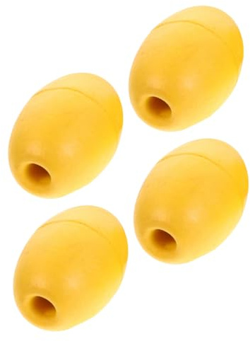 Toyvian 4pcs Anchor Float Floating Buoy Line Oval Water s Boat Anchor Buoy Boat Accessories Pools s Kayak Accessories ing s Marker Fishing Pvc Yellow