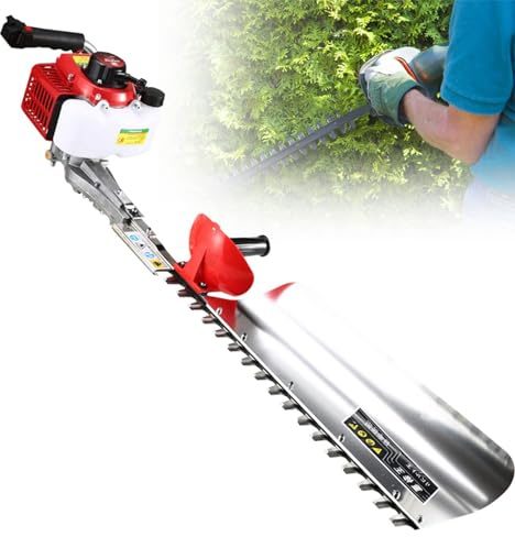Taille-haie à Essence, Taille-haie à Essence portatif, Taille-haie sans Fil à Un Bord/Double Lame, Outils de Coupe-Brousse de Jardin, boîte de Vitesses en Alliage d'aluminium épaissi, Durable