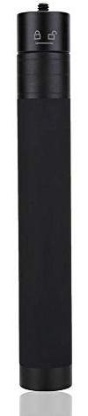 Oumij Tige d'extension Réglable avec Trou de vis 1/4 '' Perche Télescopique 19 à 73 cm pour Stabilisateur Feiyu G5 WG2 SPG Approprié pour Selfies, Photographie, Vidéo