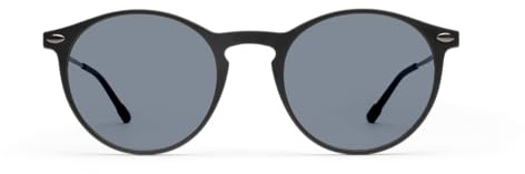 Nooz Optics Unisex Polarisierte Sonnenbrille – Schlank & Stilvoll, 100% UV-Schutz Sonnenbrille für Männer & Frauen mit kompaktem Etui – Schwarz