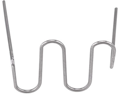 Grapas de soldadura, 100 piezas de grapas de reparación de parachoques de coche de 0,6 mm, kit de herramientas de reparación de grapas de soldadura precortadas para coche(Estilo de onda)