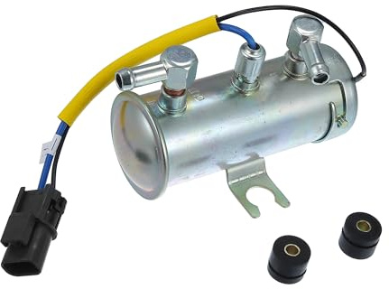 Hihaha Repuesto universal de bomba de combustible eléctrica de 24 V, tono plateado, 1 unidad