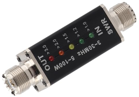 Mini SWR Messgerät für Antennen, LED-Display, niedriger Stromverbrauch – portables SWR-Messgerät für und WLAN-Antennen (ohne Batterie)