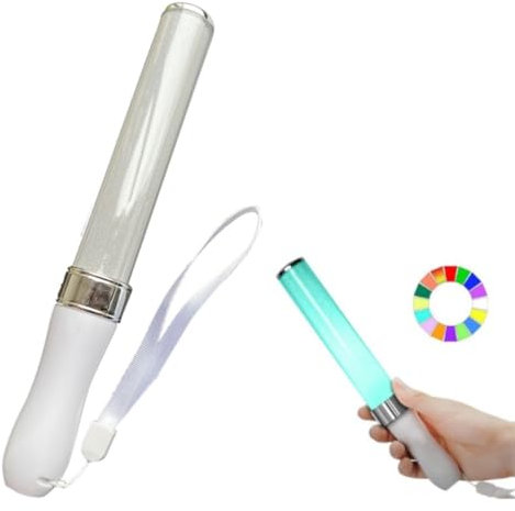 HOUSON Bâton lumineux LED de concert, 15 couleurs, bâton lumineux fluorescent pour mariage, raves, fête, réveillon du Nouvel An, cadeaux, Pâques, anniversaire