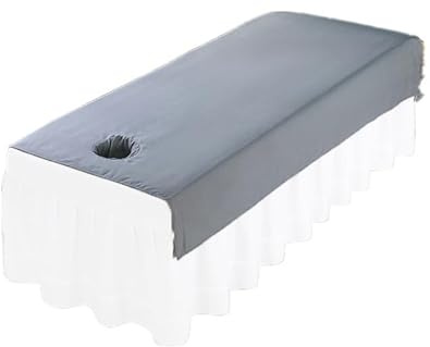 zalati Sängkläder tvättbart återanvändbart lakan skydd för massagebord ren massagebehandling sängöverdrag skönhetssalong spa 200 x 80 cm - mörkgrå