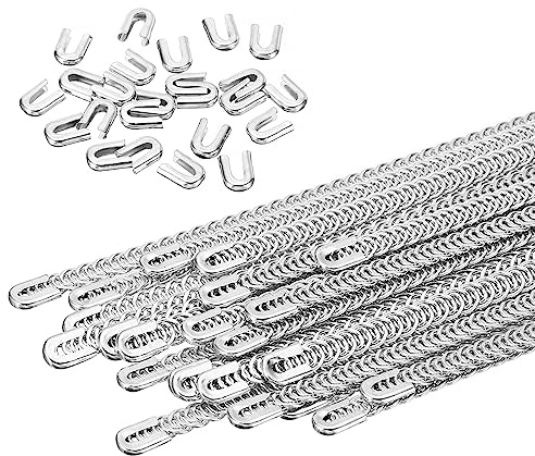 PATIKIL 24pz Stecche Metalliche a Spirale per Corsetto, 13,7 Pollici Disossamento Metallo con Struttura Forma 24 Punte Disossamento in Acciaio per Cucire Abiti a Corsetto(10mm LARGHEZZA)