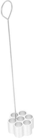 Cabilock Ensemble Dustensiles De Cuisine Moules En Aluminium Pour Collations Moules À Timbale 7 Trous Faciles À Utiliser Et À Ranger