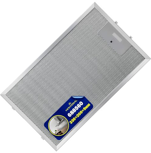 Aluminium Metallfilter Dunstabzugshaube 330x200x9mm 688560 für Gorenje | Garantie 10 Jahre - MONTERAL