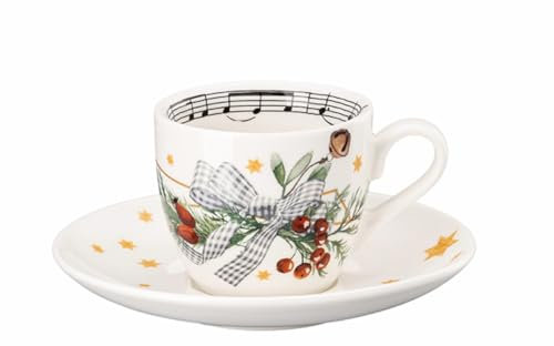 Hutschenreuther Sammelserie 2024 Süßer die Glocken nie klingen Espressotasse 2tlg