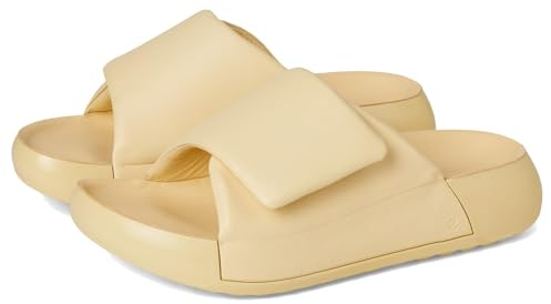 ECCO Sandales à plateforme Cozmo avec bande croisée pour femme, paille, 11-11.5